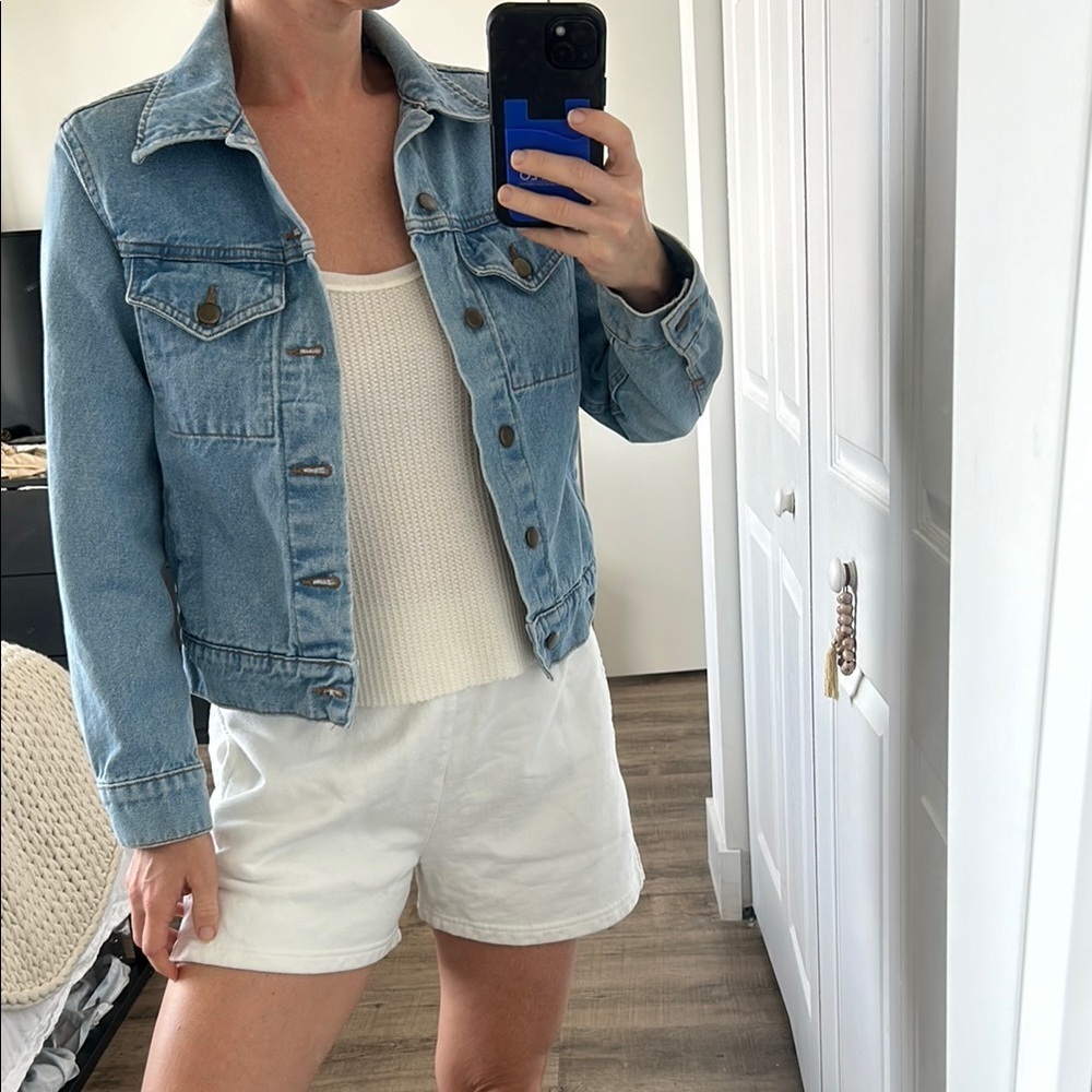 American Apparel Denim Trucker Jacket